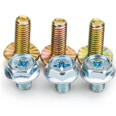 flanged cross slot screw bolt fasteners